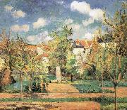 Camille Pissarro Pang plans under the sun Schwarz oil on canvas